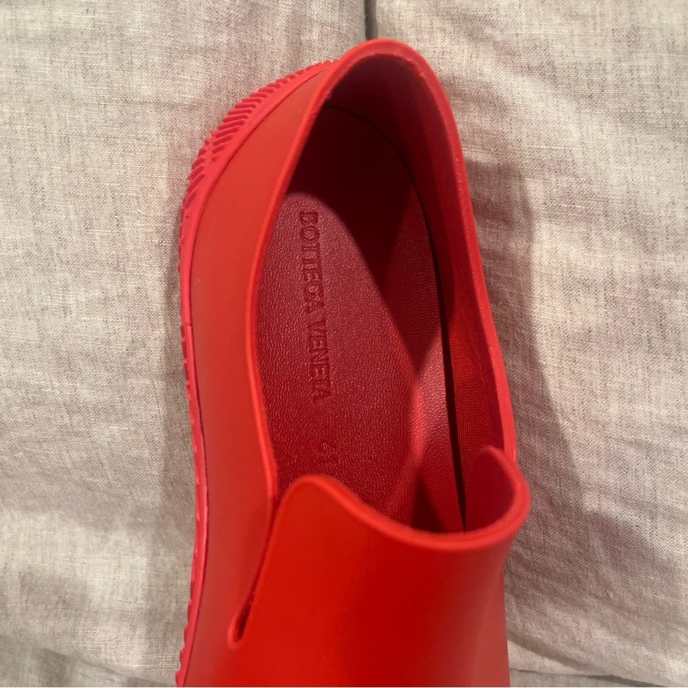 Rare Bottega Veneta Slip-On Shoe, Size 41, Bright Red, 661486 - Picture 11 of 16